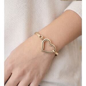 Pomina Gold Heart Bangle Bracelet New